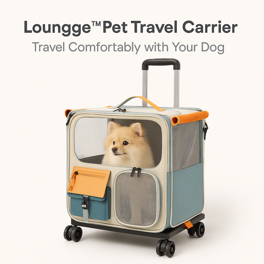 Lounggeᴸᴳ Pet Travel Carrier with Wheels